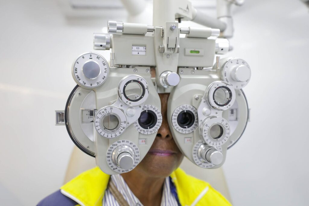 Exames oftalmológicos fazem parte dos serviços ofertados pelo programa. Foto-Tony-Oliveira - Agência Brasília